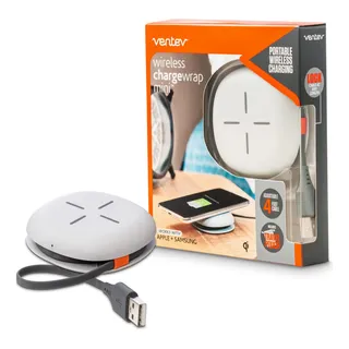 Ventev Cargador Inalambrico Chargewrap Mini, Cargador Certif Ventev Cargador Inalambrico Chargewrap Mini, Cargador Certif