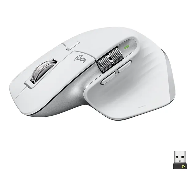 Mouse Inalambrico Logitech Mx Master 3s Bluetooth Y Usb Gris