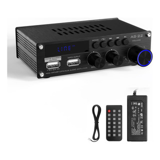 Amplifier Sunbuck Mini As-22bu 300wx2 Bluetooth 5.0 12v Amplifier Sunbuck Mini As-22bu 300wx2 Bluetooth 5.0 12v