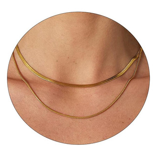 Pancert Collar De Espiga De Oro Para Mujer Collar Chapado En Pancert Collar De Espiga De Oro Para Mujer Collar Chapado En