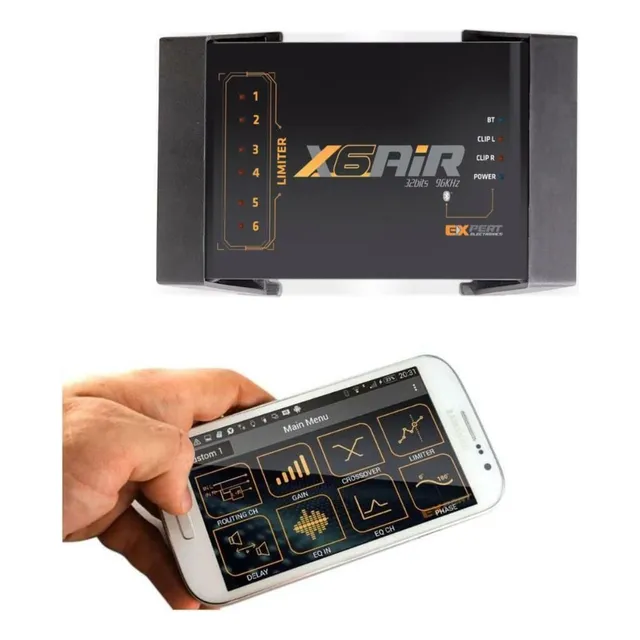 Procesador Equalizador De Audio Digital X6 Air Expert Bt 12v