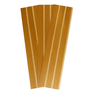 20 Placas Adesivas Painel Madeira Ripada Mdf 45x11 Montável Freijo