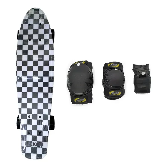 Patineta Penny N8 Cruiser Lija Con Diseño + Protecciones