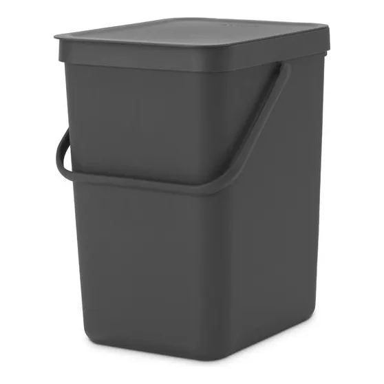Basurero Sort & Go 25 Lt Grey Color Gris