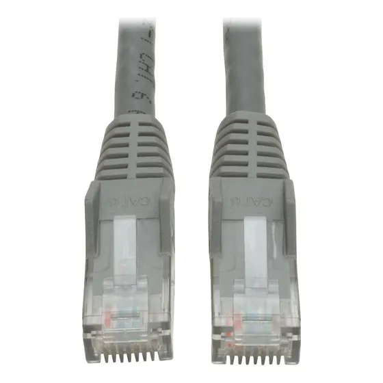 Cable Conexion Moldeado Cruzado Lite Cat6 Rj45 Gigabit Gris