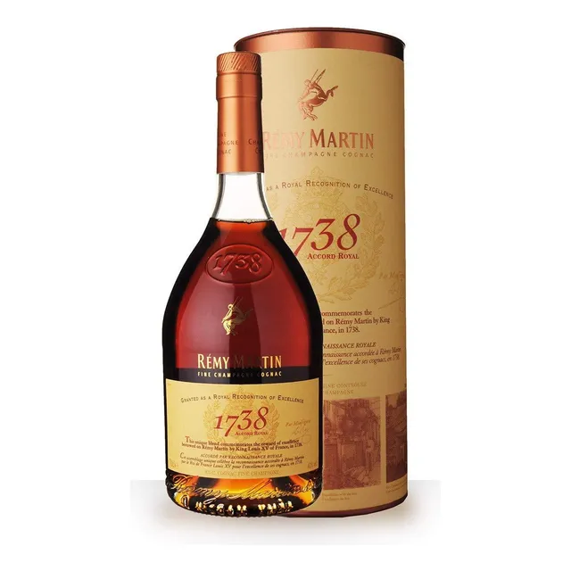 Pack De 4 Cognac Remy Martin 1738 700 Ml