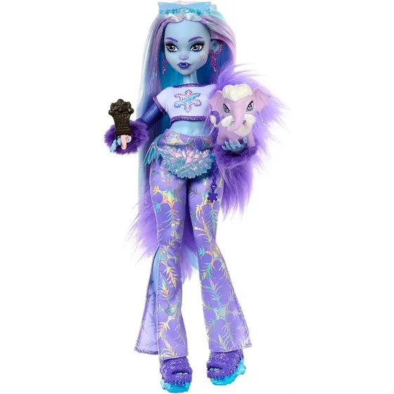 Monster High Abbey Bominable Yeti Con Pet Mammoth
