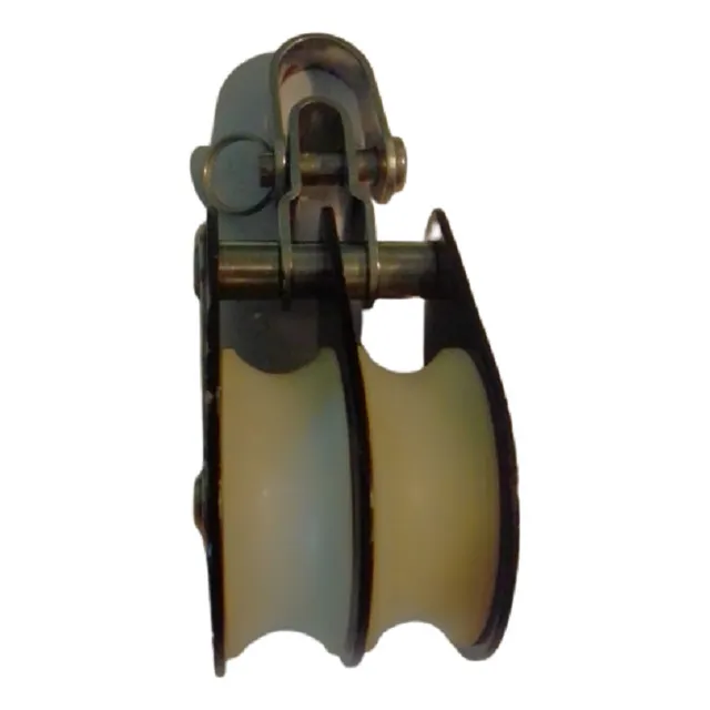 Polea Shaefer Doble Acero Inox Grillete Del/lat Velero