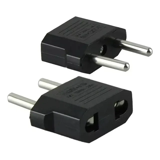 Enchufe Adaptador Ficha Americana 2 Patas Rectas Chatas 220v