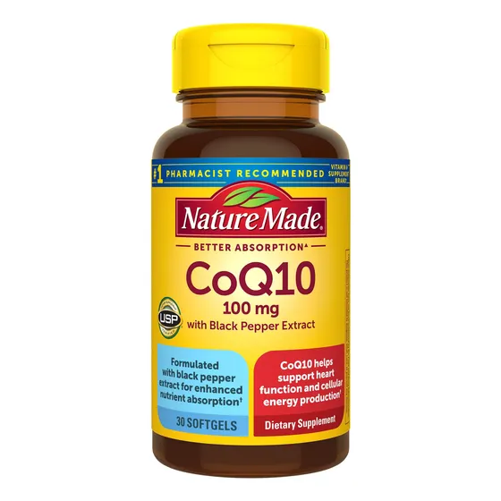 Suplemento Nature Made Coq10 100 Mg Con Pimienta Negra 30 Ml