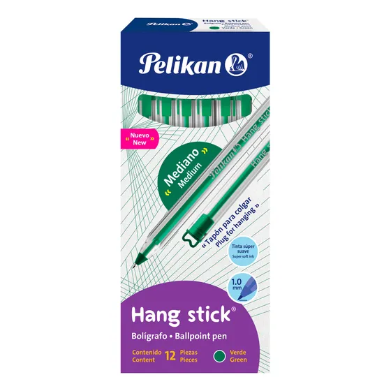 Bolígrafos Pelikan Hang Stick - Caja 12 Unidades