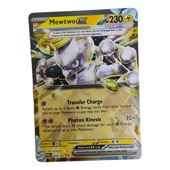 Pokémon Tcg Mewtwo Ex 058/182 Full Art