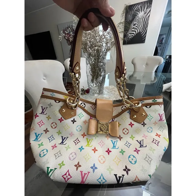 Louis Vuitton Rita Monogram Multicolore Blanca Original