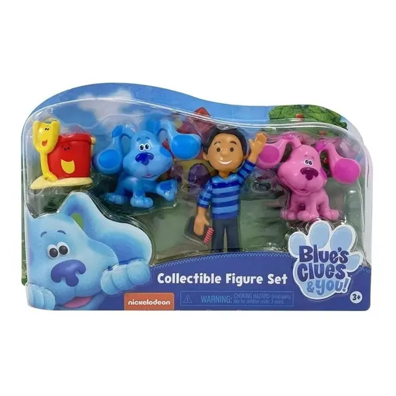 Figura Muñeco Las Pistas De Blue 4 Figuras Original Lelab
