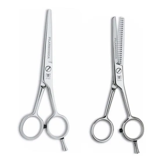 Kit Tijeras Filarmonica De Corte + Pulir 5,5  Peluquería 