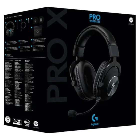 Headset Gamer Logitech G Pro X Wireless - Lightspeed Color Negro