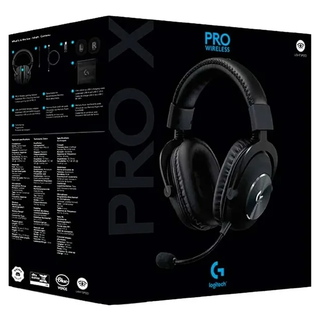 Headset Gamer Logitech G Pro X Wireless - Lightspeed Color Negro
