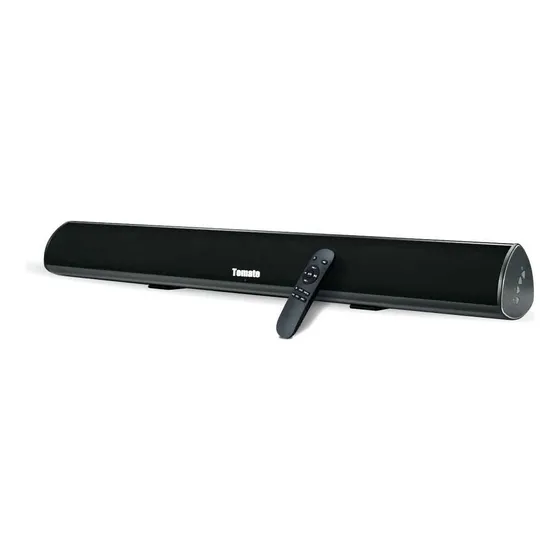 Barra De Som Tomate Mts-2016 Plus Preta 110v/220v 120w Cor Preto 127/220V