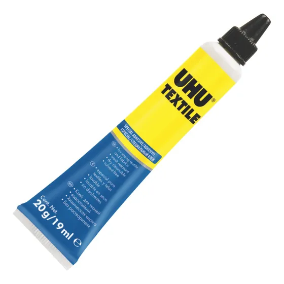 Uhu Textil Pegamento Para Telas Pomo 19ml Color Transparente