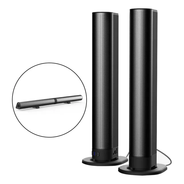 Barra De Sonido Bocina Bluetooth Recargable Soundbar Activo