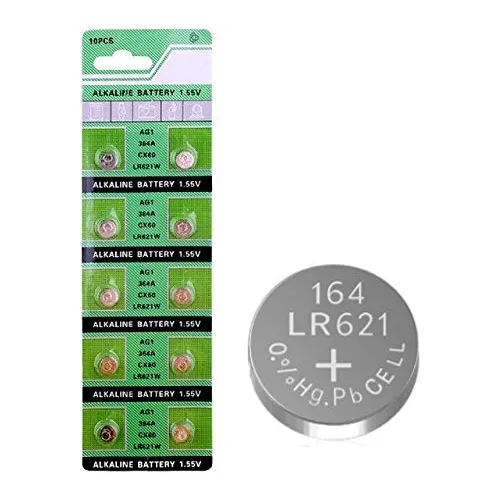 Cotchear 10pcs/paquete Ag1 Batería De Moneda 1.55v Ccjyk