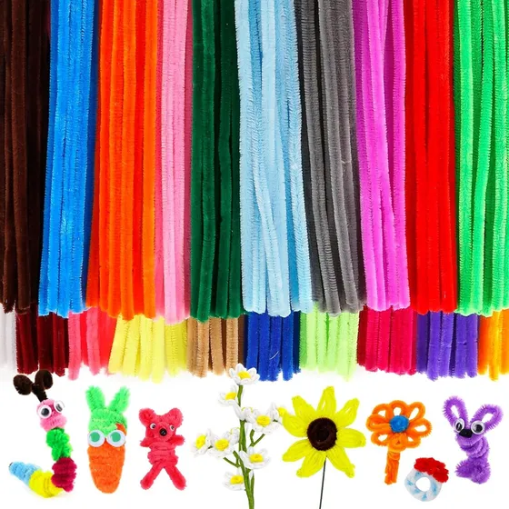 Limpia Pipas Limpiapipas Mayoreo Colores Surtidos 300 Piezas