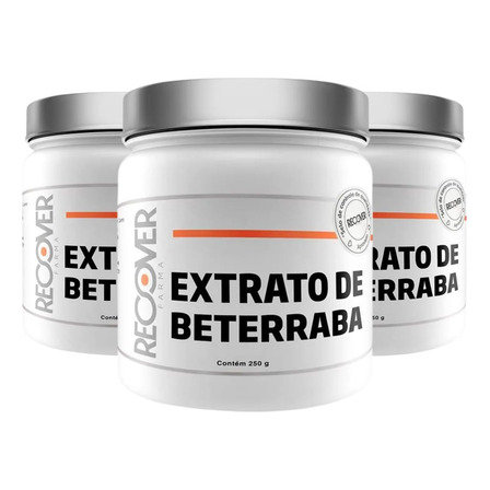Extrato De Beterraba - Kit Com 3 Unidades - Recover Farma Extrato De Beterraba - Kit Com 3 Unidades - Recover Farma