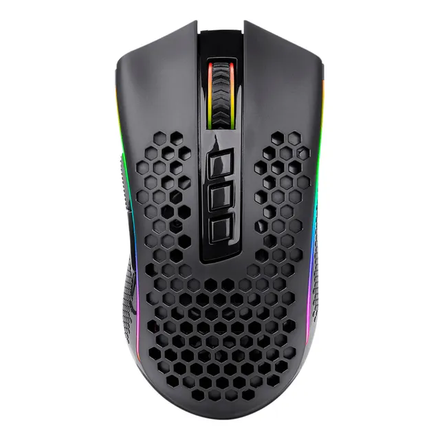 Ratón inalámbrico para juegos Redragon, RGB, 16000 DPI, recargable