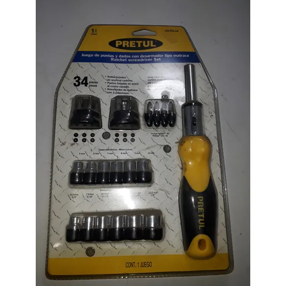 Juego De Desarmador Con Puntas Y Dados
