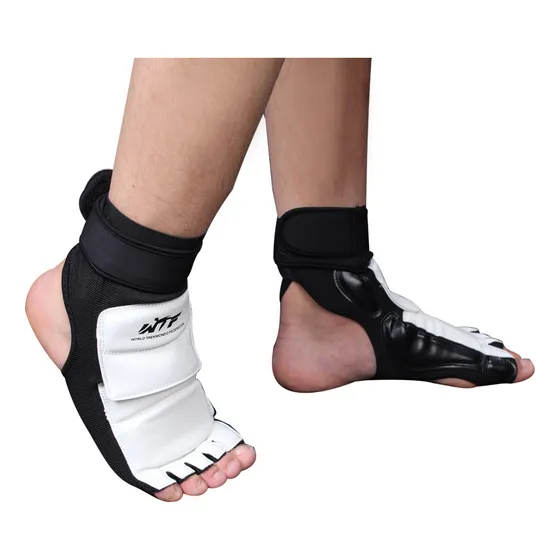 Protector De Pies De Taekwondo, Tela Elástica De Doble Fijac