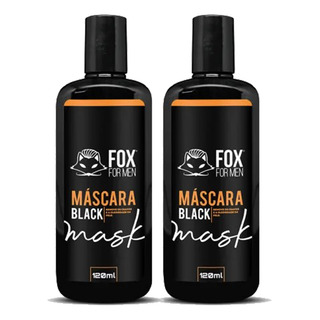 Mascara Preta Black Mask Fox For Men 120ml Remove Cravos Mascara Preta Black Mask Fox For Men 120ml Remove Cravos