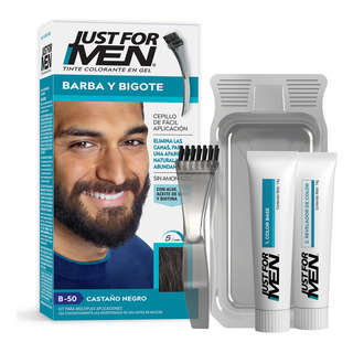 Tinte Para Caballero Just For Men Barba Y Bigote Castaño Negro 28g Tinte Para Caballero Just For Men Barba Y Bigote Castaño Negro 28g