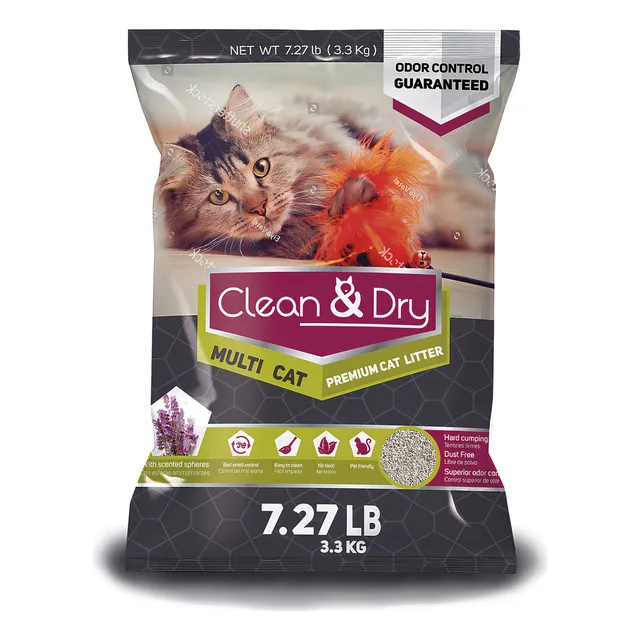 Arena Para Gato Clean&dry Premium 3.3kg