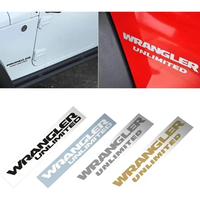 Calcomanías Jeep Rubicon Wrangler Unlimited Kit X2