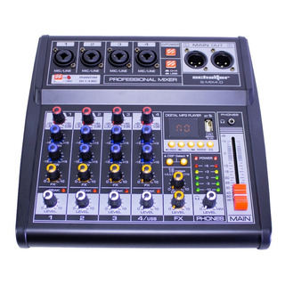 Schalter Mezcladora Audio 4 Canales Dsp Bluetooth Mixer Schalter Mezcladora Audio 4 Canales Dsp Bluetooth Mixer
