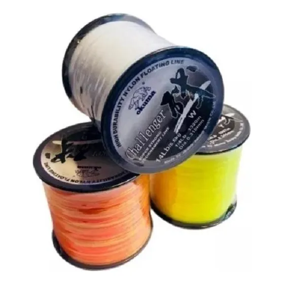 Nylon Okuma Challenger Bobina 1/4 Lbs. Tanza Todas Medidas