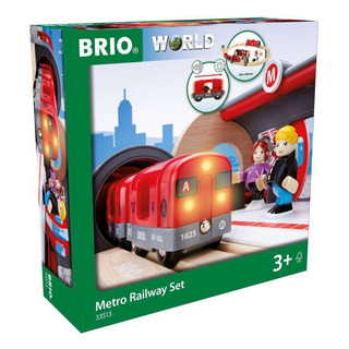 Set De Tren Brio Metro Railway 33513 Dynamic, 20 Piezas, Más Set De Tren Brio Metro Railway 33513 Dynamic, 20 Piezas, Más