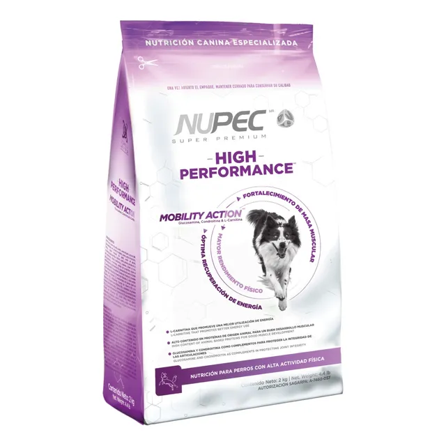 Croquetas Nupec Adulto High Performance Para Perros Activos
