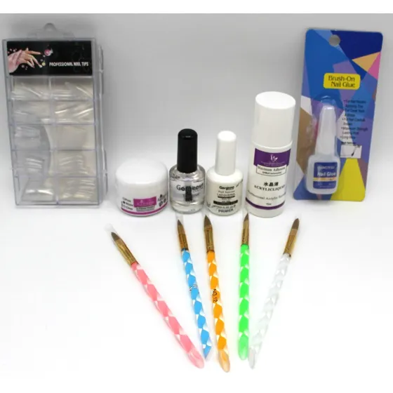 Kit Para Hacer Uñas Acrilico Profesional