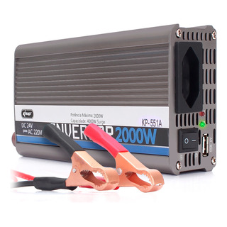 Inversor Tensão 2000w Veicular 24v Para 220v Onda Modificada Inversor Tensão 2000w Veicular 24v Para 220v Onda Modificada
