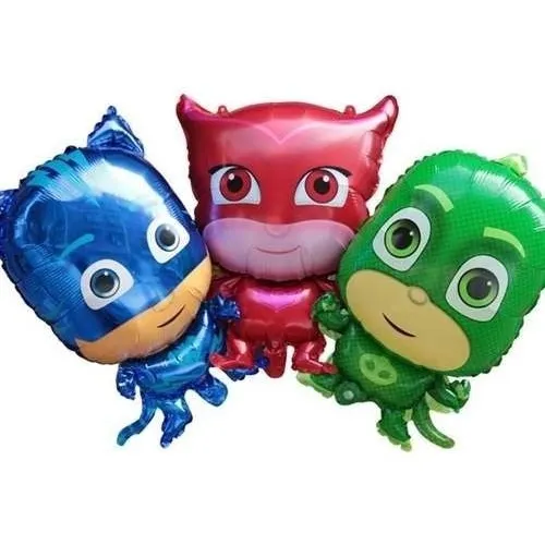 Globos Metalizado Pj Mask Heroes En Pijamas 