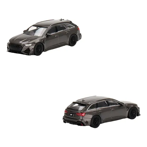 MINIGT ミニGT　AUDI RS6　3台セット Miniatura Audi Rs6 C8 Abt Mini Gt 2023 1:64 Cor Cinza-escuro