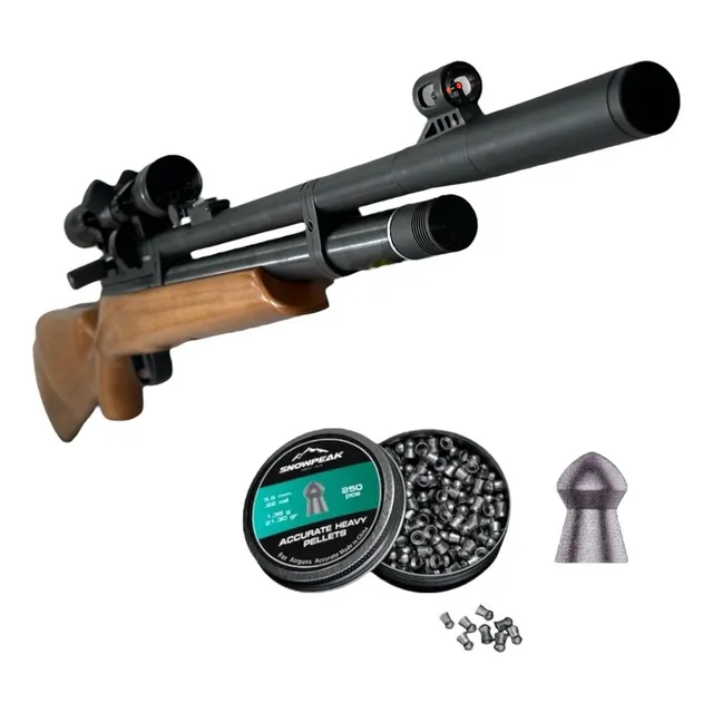 Rifle Pcp Beeman 5.5 Raider 900 Ft/s Multitiro + Diabolos
