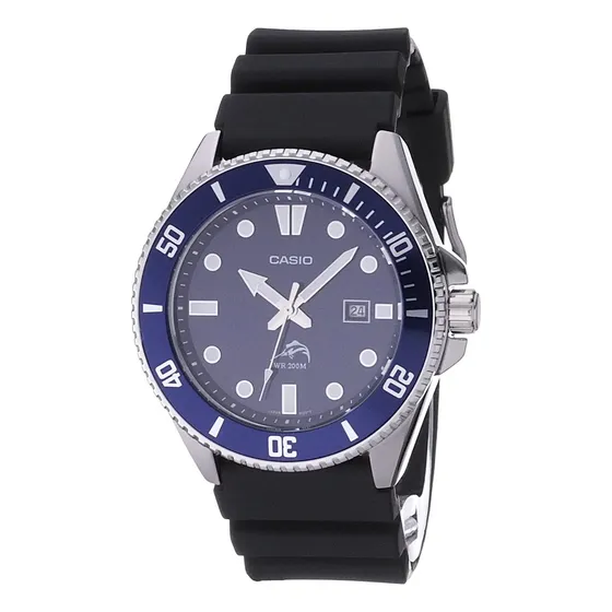 Reloj Casio Mdv-106b-2avcf Azul Resistente Al Agua Hasta 200