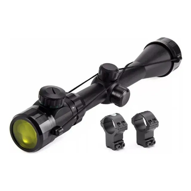 Mira Telescopica Rifles Pcp Caza Iluminada 3-9x40 Riel 11mm
