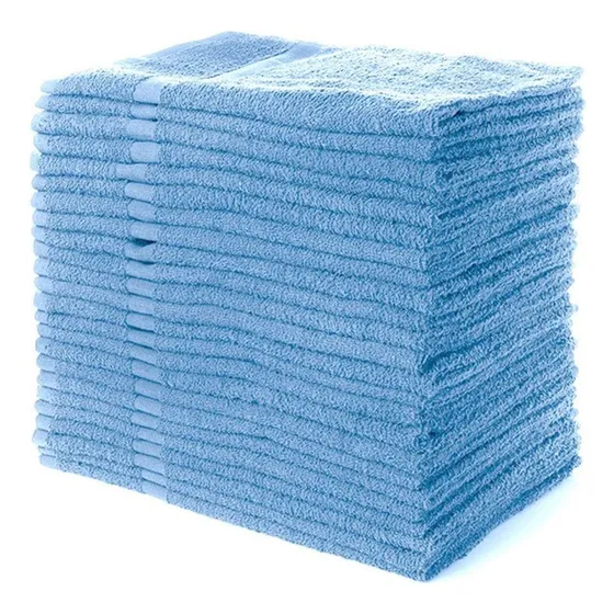 Simpli-magic Toalla Mano Algodon Pieza Azul Unidad Total