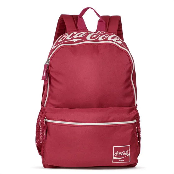 Mochila Coca-cola Blank Alças Acolchoadas Conforto Durável