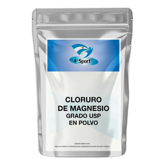 Cloruro De Magnesio Puro En Polvo Grado Usp 1 Kilo 4+ Sabor Característico