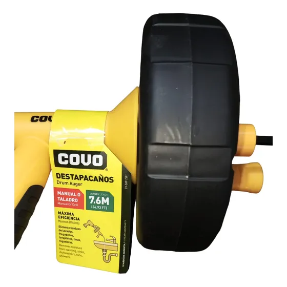Guia Guaya Destapa Cañeria Manual O Taladro 7.6 Mts Covo