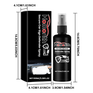 Revestimento Transparente Secure Car Sign Defender Spray Lic Revestimento Transparente Secure Car Sign Defender Spray Lic
